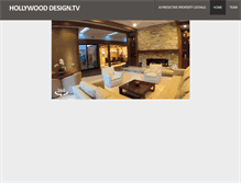 Tablet Screenshot of hollywooddesign.tv